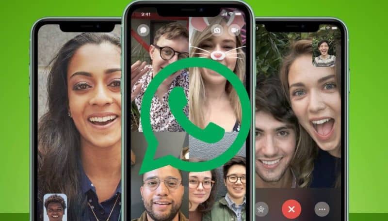 Procedure for making a group or multiple call on WhatsApp
